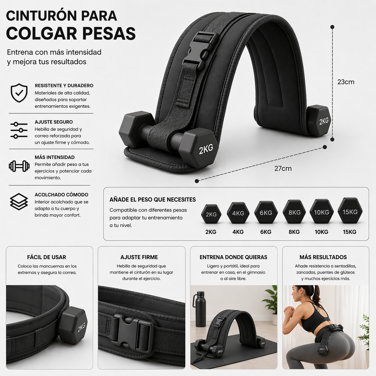 Cinturón Fitness Premium