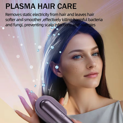 4In1 NIR Massage Comb Essential Hair Oil Applicator Included Head Spa Relaxation Treatment Plasma Photon Hair Comb Massager