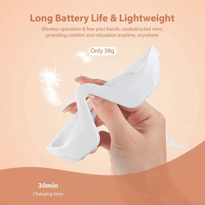 Masajeador De Ojos EMS Con Luz Roja 3D, Gafas Para El Cuidado De Los Ojos, Ojeras, Hinchazón, Reducción De Arrugas, Fatiga Ocular, Dispositivo De Cuidado De Belleza Relajante