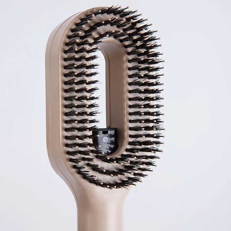 Peine Rociador 2 En 1, Cepillo Para El Cabello Con Cerdas De Nailon Para Masaje Del Cuero Cabelludo Suave Con Botella Pulverizadora Para Herramientas De Peinado De Agua Y Aceite Esencial